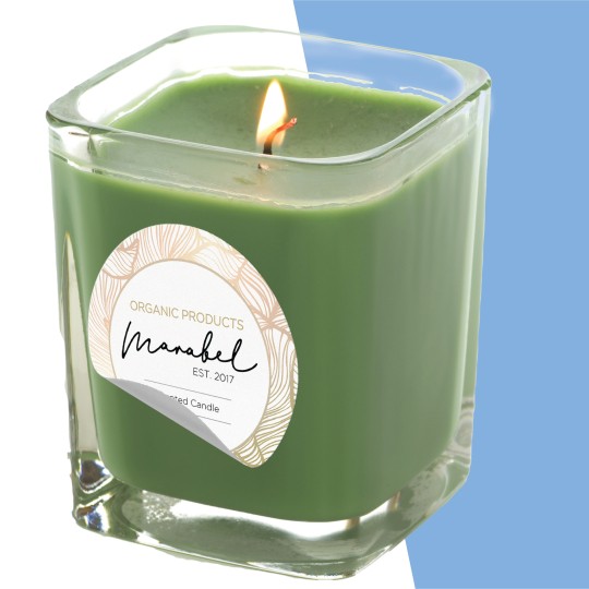 candle product labels & custom stickers printing