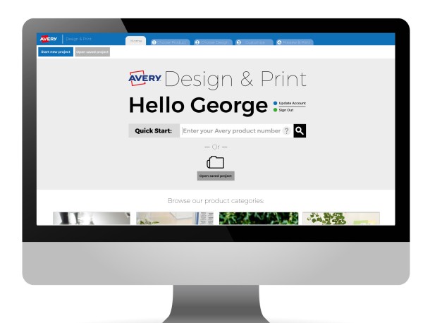 Avery Design & Print is Avery's free template software