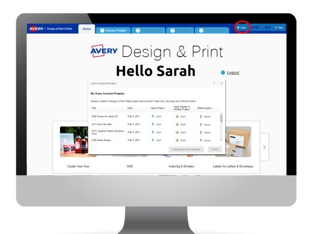22  Avery design and print online no download with modern Design