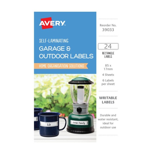 Avery No-Iron Fabric Labels - 40720